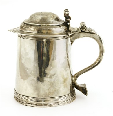 Lot 188 - A Queen Anne silver tankard