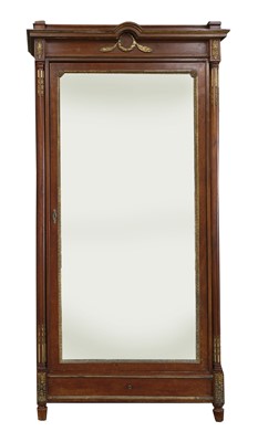 Lot 330 - A French mahogany armoire