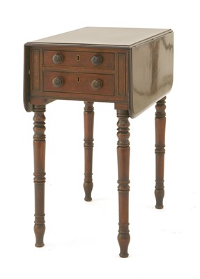 Lot 287 - A Victorian mahogany worktable