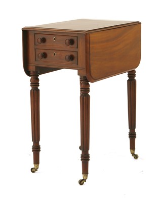 Lot 303 - An early Victorian mahogany worktable