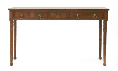 Lot 45 - A mahogany serving table