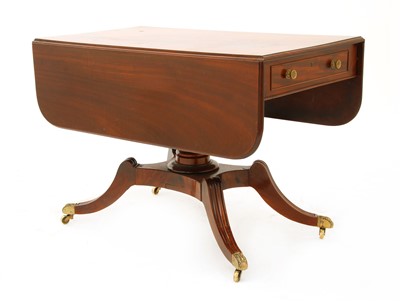 Lot 345 - A Regency mahogany supper table
