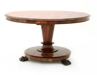 Lot 220 - A William IV rosewood loo table