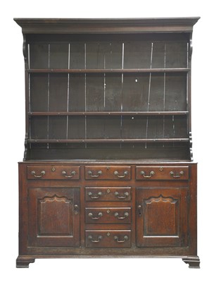 Lot 167 - A George III oak dresser