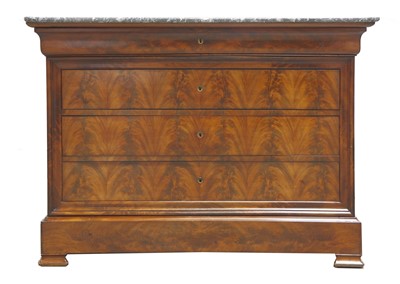 Lot 201 - A Louis Philippe mahogany commode
