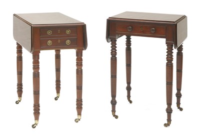 Lot 239 - A Victorian mahogany drop-leaf worktable
