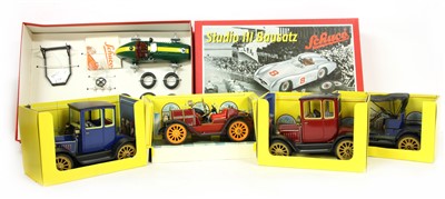 Lot 110 - A Schuco 'Studio 111 Bausatz' tinplate clockwork kit set