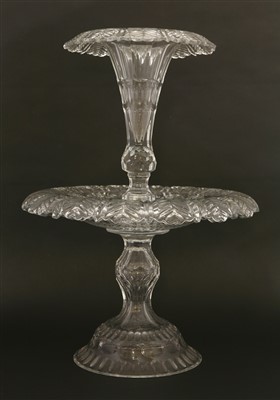 Lot 251 - A William Yeoward cut glass centrepiece