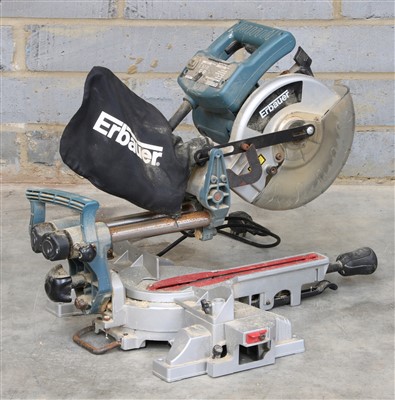 Lot 431 - An Erbauer electric circular saw