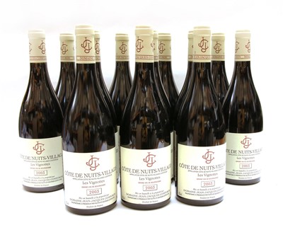 Lot 217 - Domaine Jean-Jacques Confuron, Côte de Nuits-Villages, 2003, twelve bottles (boxed)