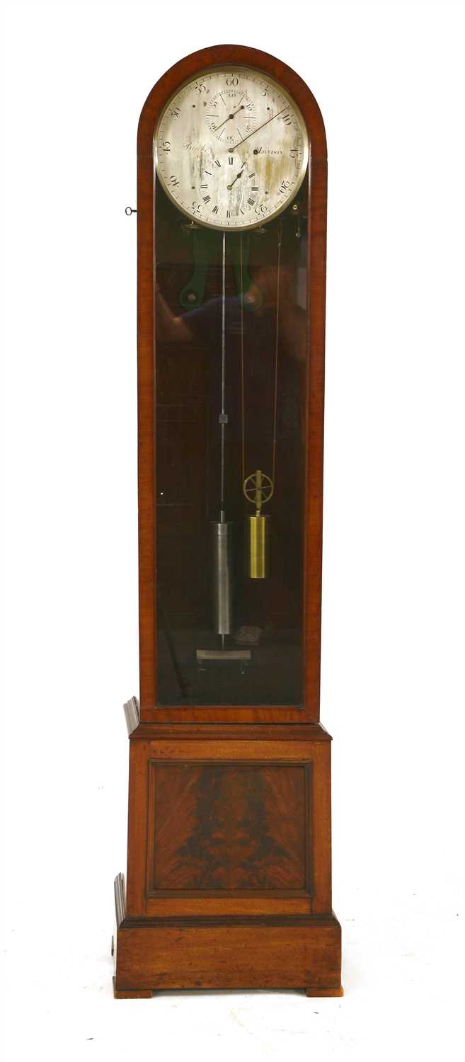 Lot 695 - A regulator longcase clock