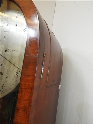 Lot 695 - A regulator longcase clock