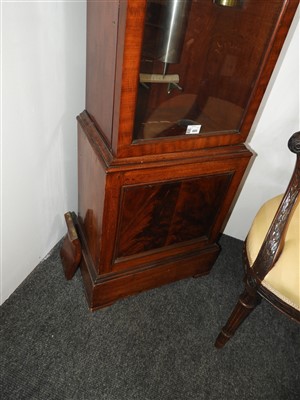 Lot 695 - A regulator longcase clock