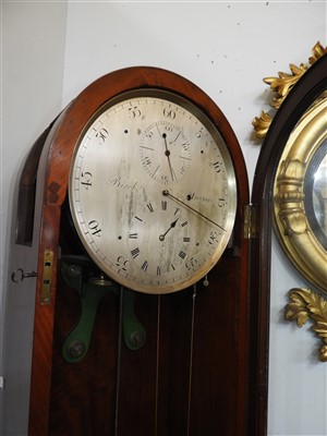 Lot 695 - A regulator longcase clock