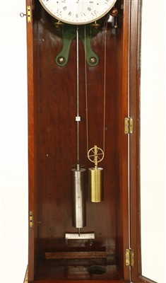 Lot 695 - A regulator longcase clock