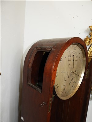 Lot 695 - A regulator longcase clock
