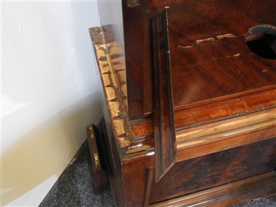 Lot 695 - A regulator longcase clock