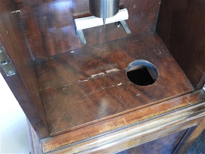 Lot 695 - A regulator longcase clock