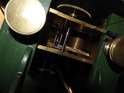 Lot 695 - A regulator longcase clock