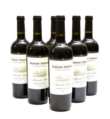 Lot 173 - Rodney Strong, Alexander Valley, Cabernet Sauvignon, Sonoma, 2011, six bottles