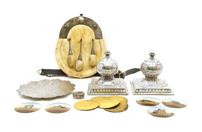 Lot 30 - A pair of 19th Century Bidri Ware carpet weights