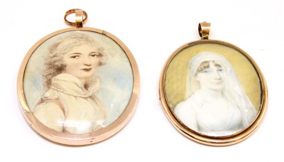 Lot 113 - A 19th Century portrait miniature of a lady
