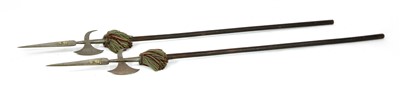 Lot 202 - A pair of 20th century halberds