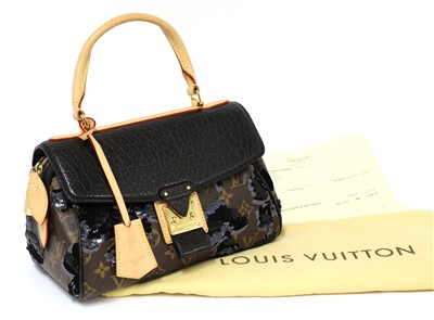 Lot 604 - A Louis Vuitton Limited Edition 'Fleur de Jais' Carrousel Bag