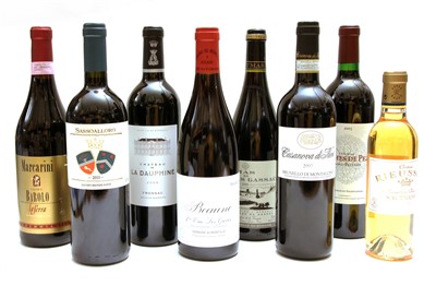 Lot 202 - Assorted Wines including: Mas de Daumas Gassac, 2006 and 7 others, total 7 bottles, 1 half bottle