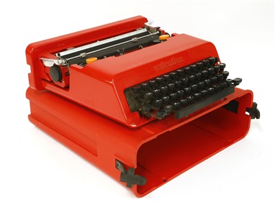 Lot 285 - An Olivetti Valentine typewriter