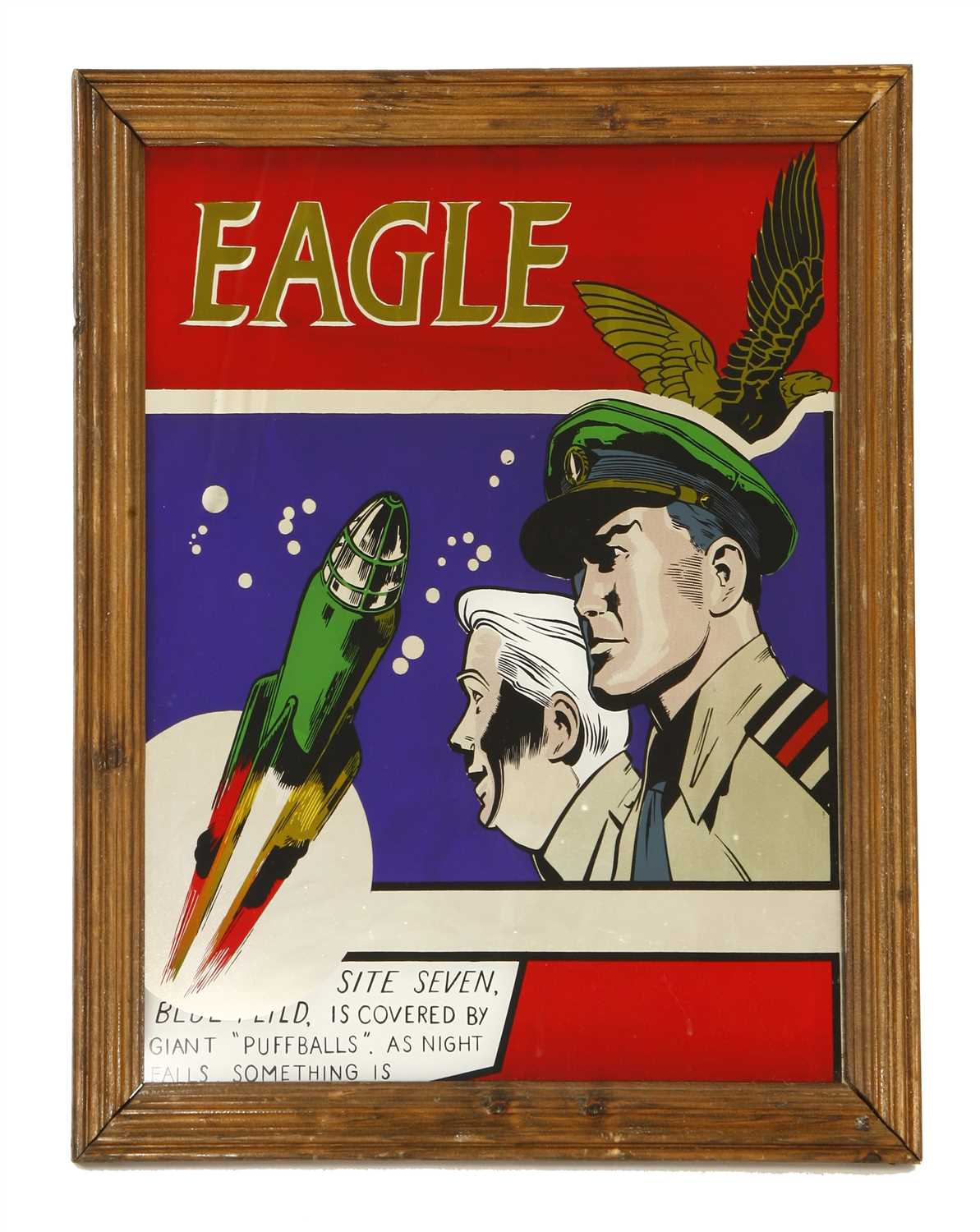 Lot 80 - An 'Eagle' mirror