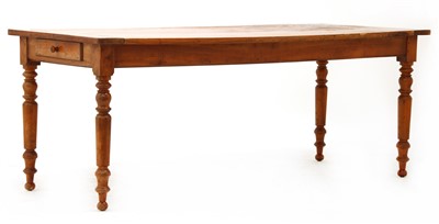 Lot 183 - A French kitchen table