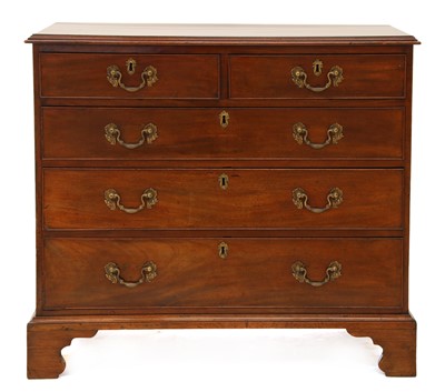 Lot 328 - A George III mahogany chest