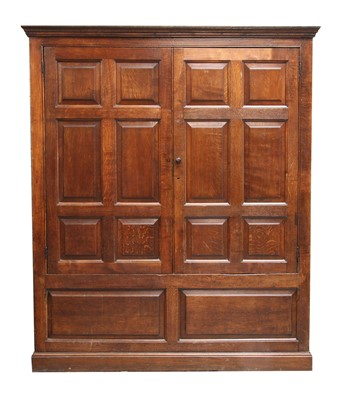 Lot 192 - An oak cupboard