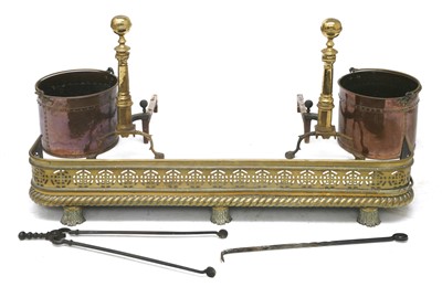 Lot 161 - Fireplace furniture