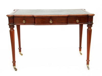 Lot 349 - A mahogany library table