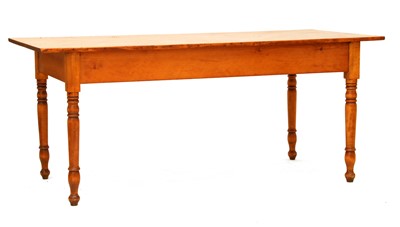 Lot 360 - A pine kitchen table