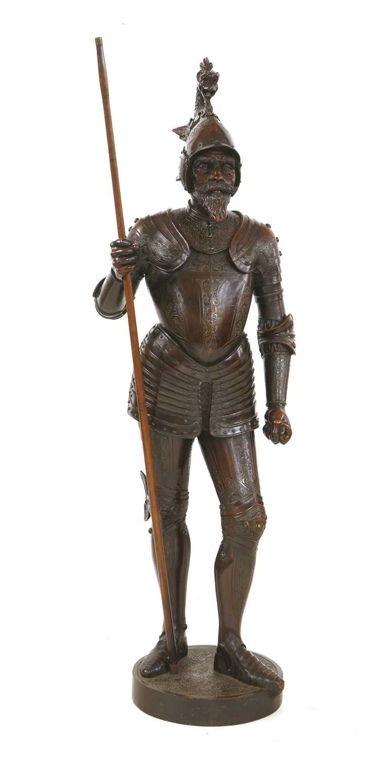 Lot 679 - A well carved Continental walnut figure