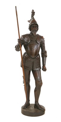 Lot 679 - A well carved Continental walnut figure