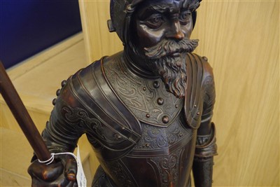 Lot 679 - A well carved Continental walnut figure