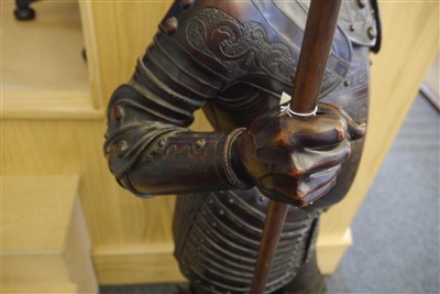 Lot 679 - A well carved Continental walnut figure