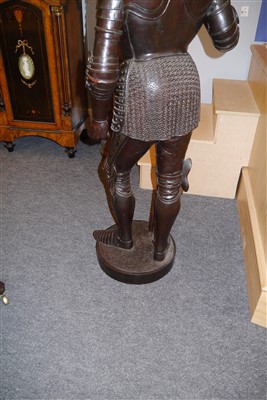 Lot 679 - A well carved Continental walnut figure