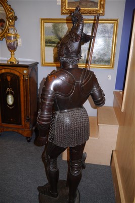 Lot 679 - A well carved Continental walnut figure