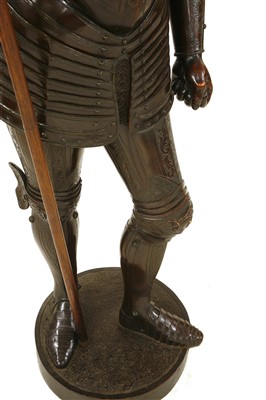 Lot 679 - A well carved Continental walnut figure