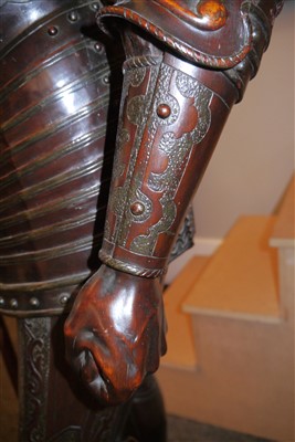 Lot 679 - A well carved Continental walnut figure