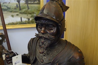 Lot 679 - A well carved Continental walnut figure
