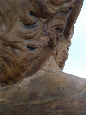 Lot 374 - A Roman marble portrait bust of Sophocles