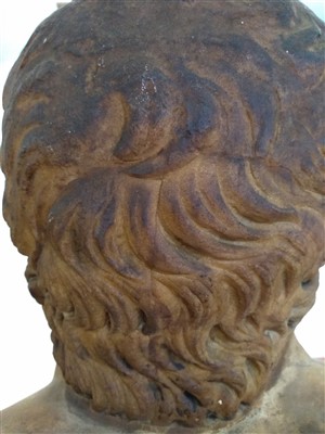Lot 374 - A Roman marble portrait bust of Sophocles