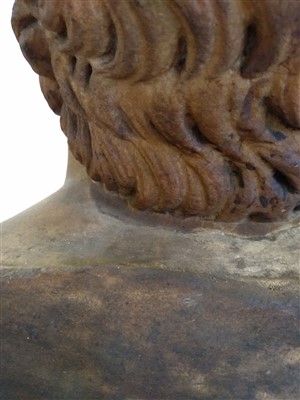 Lot 374 - A Roman marble portrait bust of Sophocles