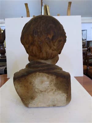 Lot 216 - An Italian carved marble bust of Socrates